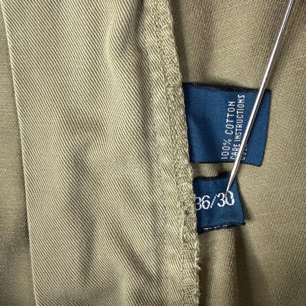 POLO RALPH LAUREN Pants Men 36x30 Khaki Polo Chino Classic Fit Cotton Twill Flat